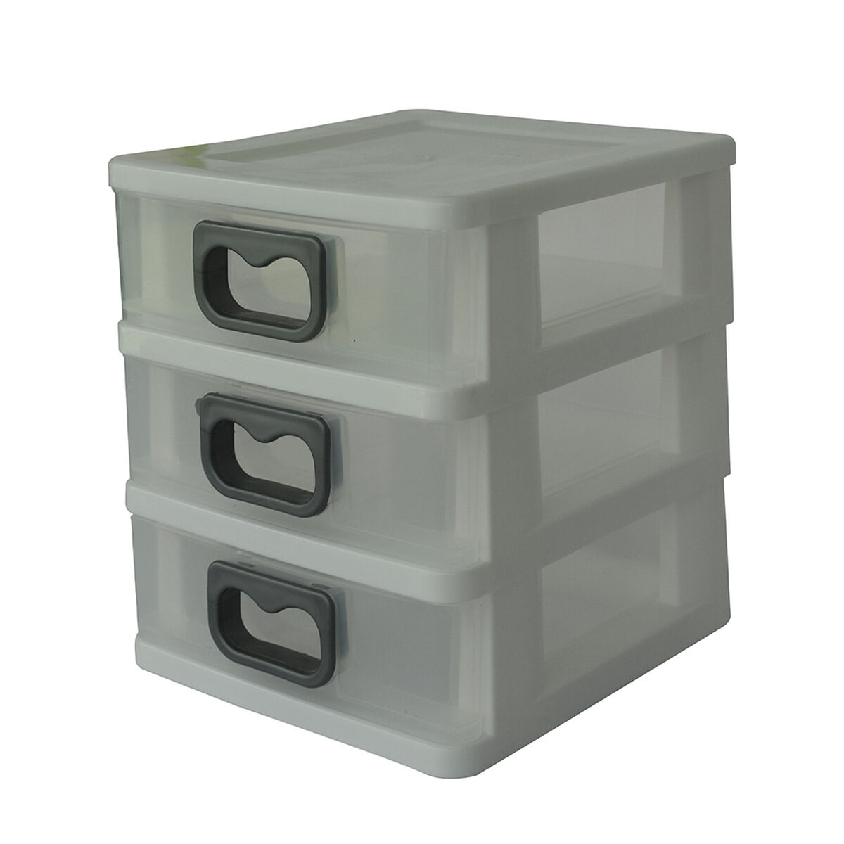 Caja Organizadora Plástica San Bernardo 3 Niveles Blanco