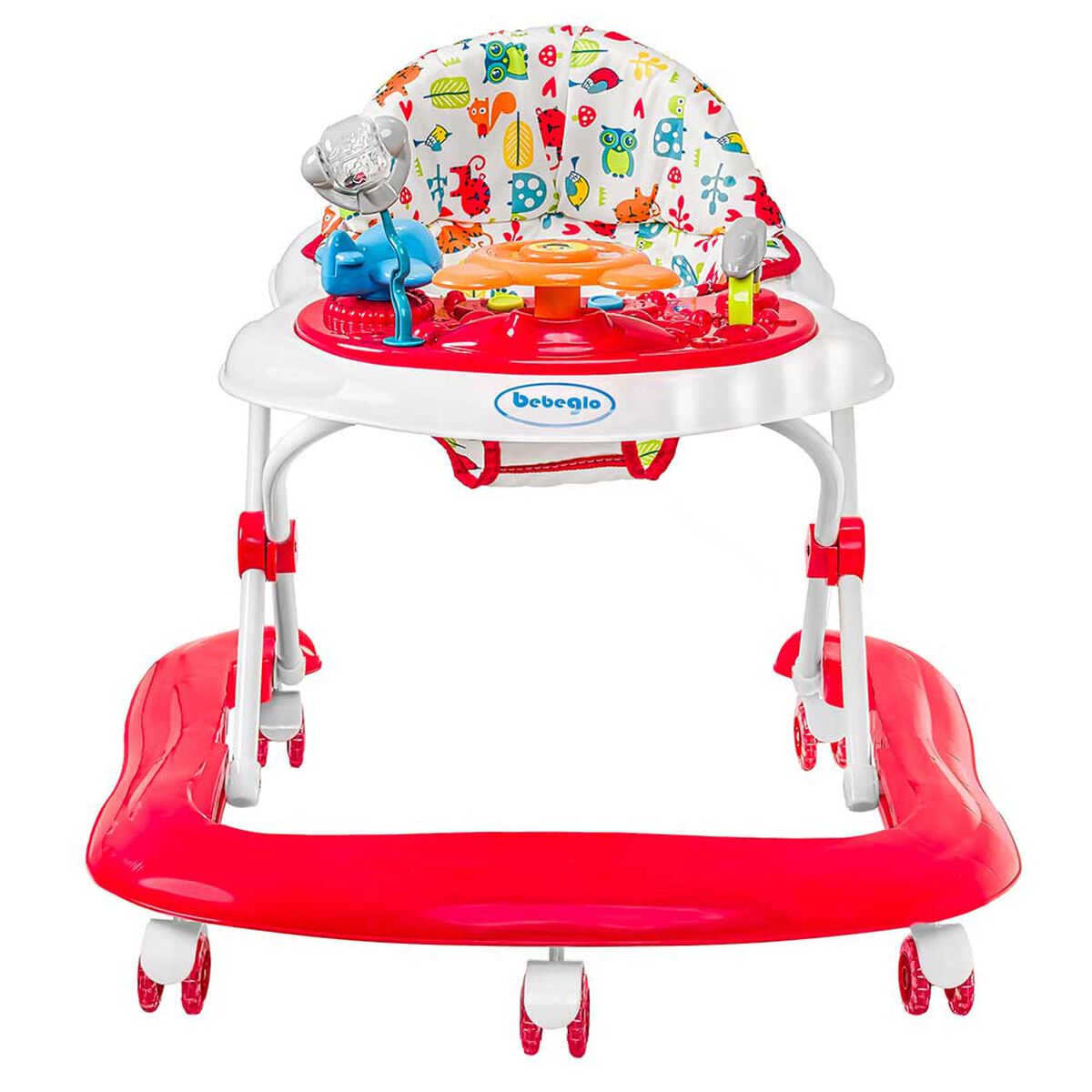 Andador Caminador con Bluetooth Rojo Bebeglo