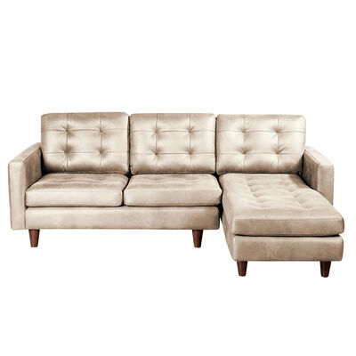 Imagen 1 del producto Sofá Cuero Latam Home Nápoles Chaise Longue 2 Cuerpos Derecho