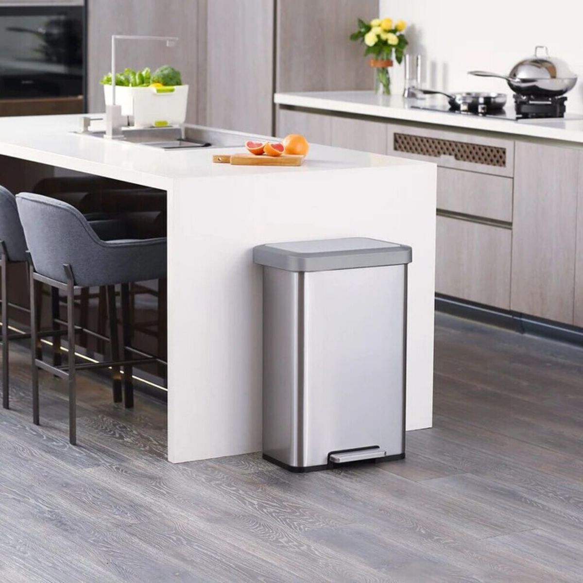Basurero EKO Cozy Inox 45 L