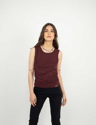 Imagen 1 del producto Polera Sin Mangas Mujer Soviet Burdeo