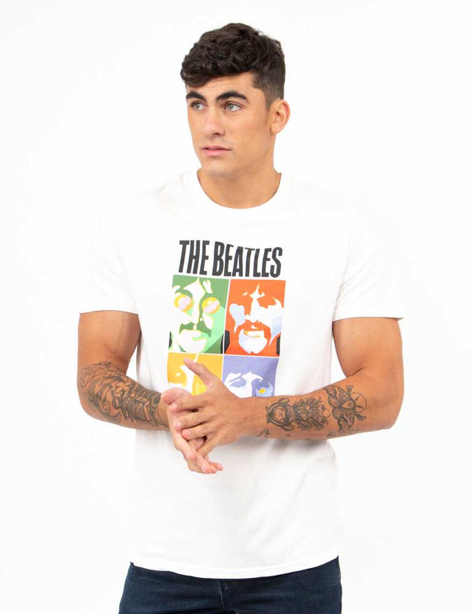 Polera The Beatles Hombre Fiorucci
