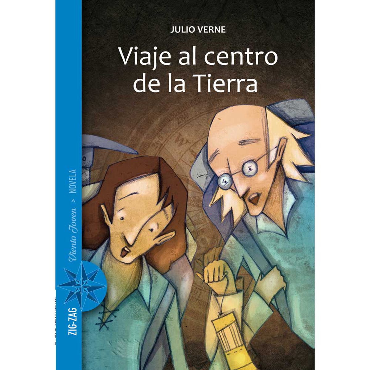 Libro Viaje al Centro de La Tierra Julio Verne Zig-Zag