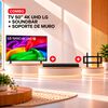 Combo Smart TV 55" LG 4K Ultra HD WebOS 55NU800BPSB + Soundbar LG S20a + Soporte TV Fijo Kioto KT-TF86 Negro