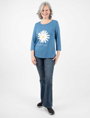 Imagen 2 del producto Polera Manga 3/4 Mujer Portman Club Azul