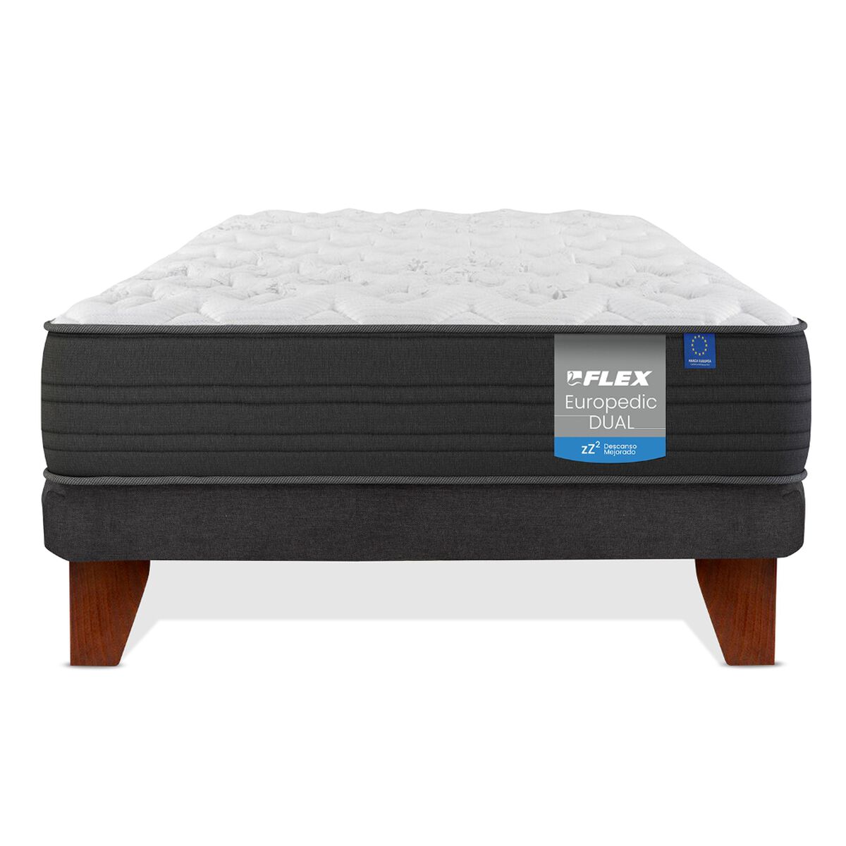 Cama Europea Flex 1,5 Plazas Europedic Dual