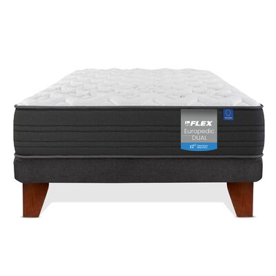Cama Europea Flex 1,5 Plazas Europedic Dual