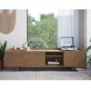 Rack TV Amuv Camel Hasta 70" Café