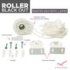 Cortina Roller Blackout Vincenzi Gris 120 x 230 cm