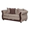 Juego de Living Black Factory Barcelona 6 Cuerpos Beige