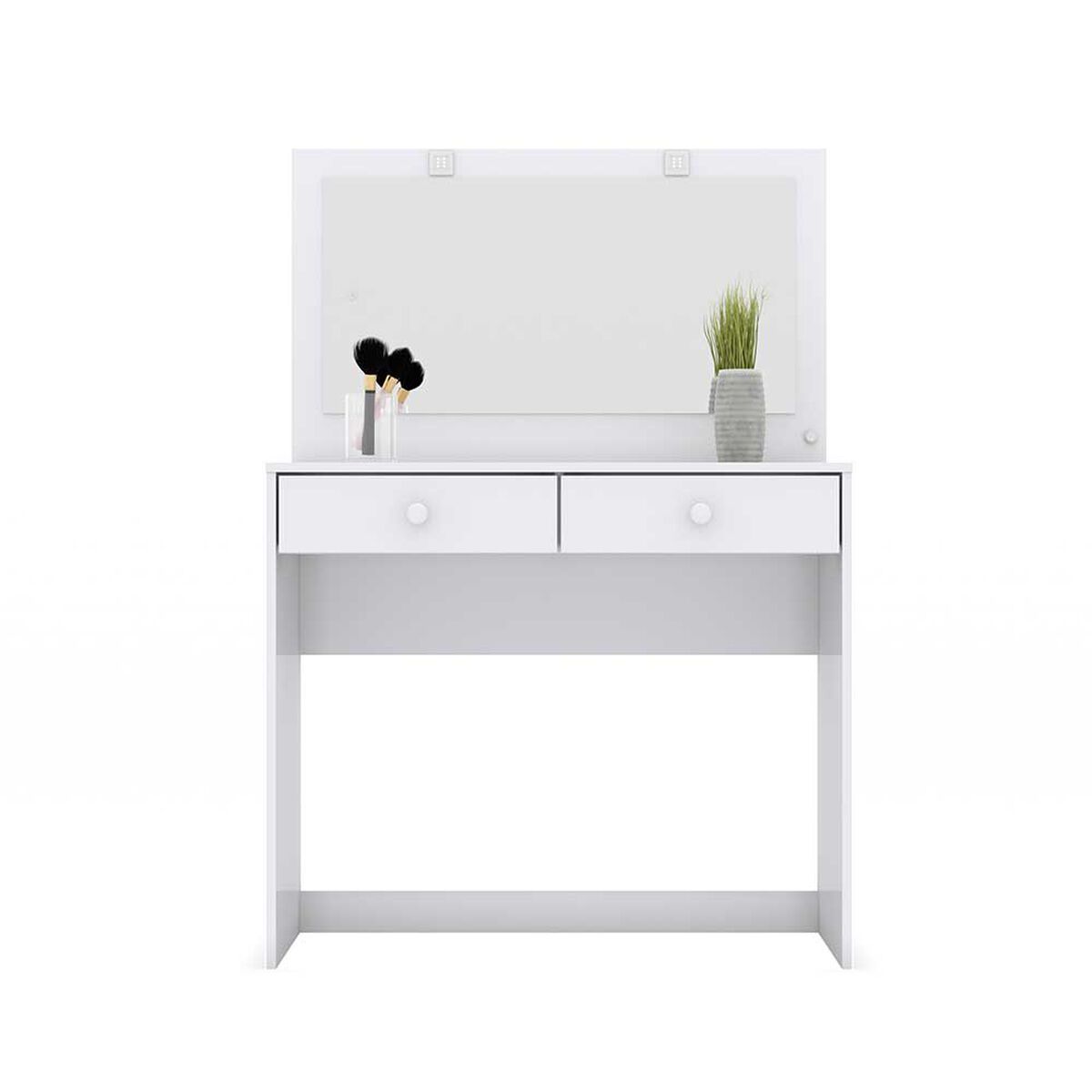 Tocador Home Mobili Sunsol 2 Cajones Blanco