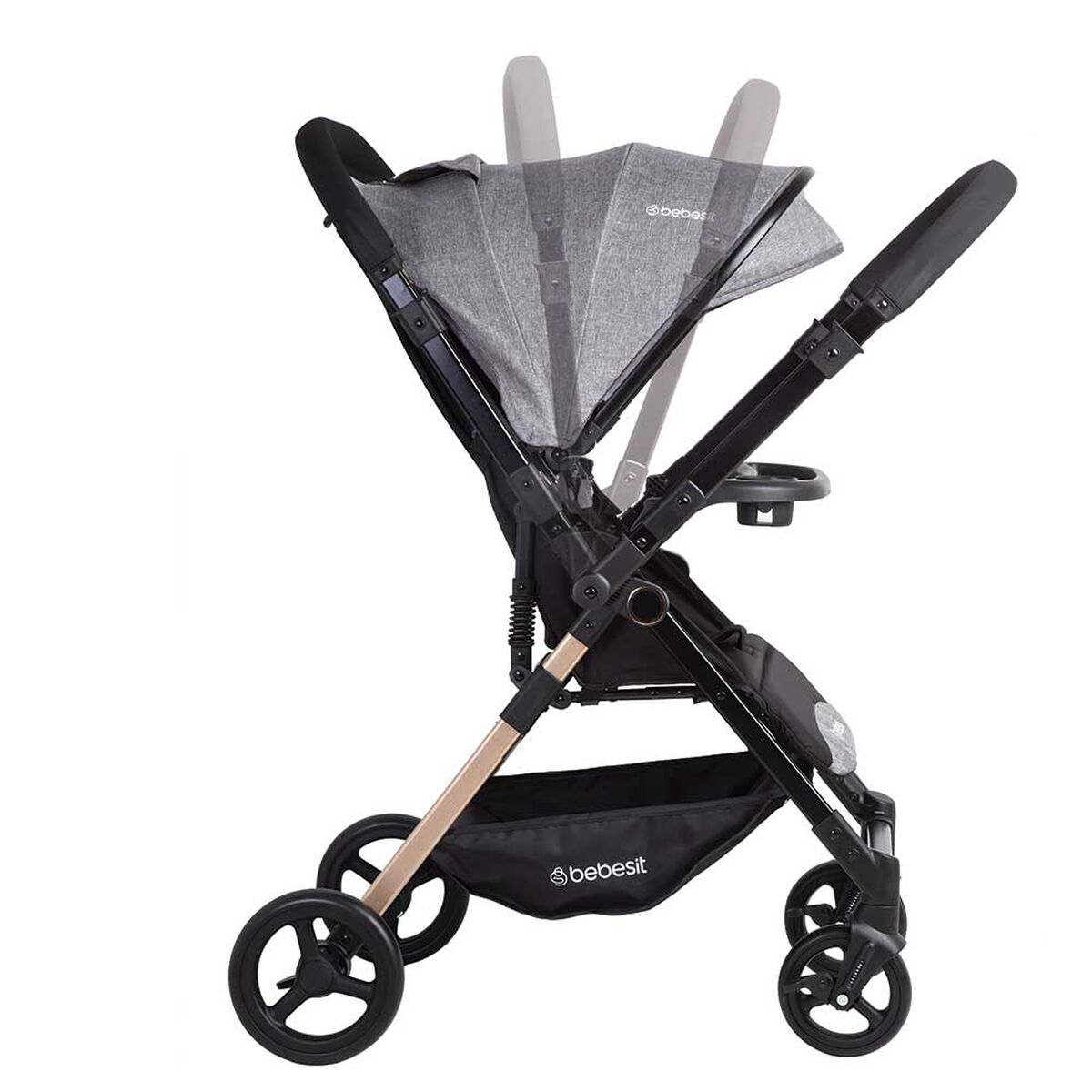 Coche Paseo City Gris Bebesit