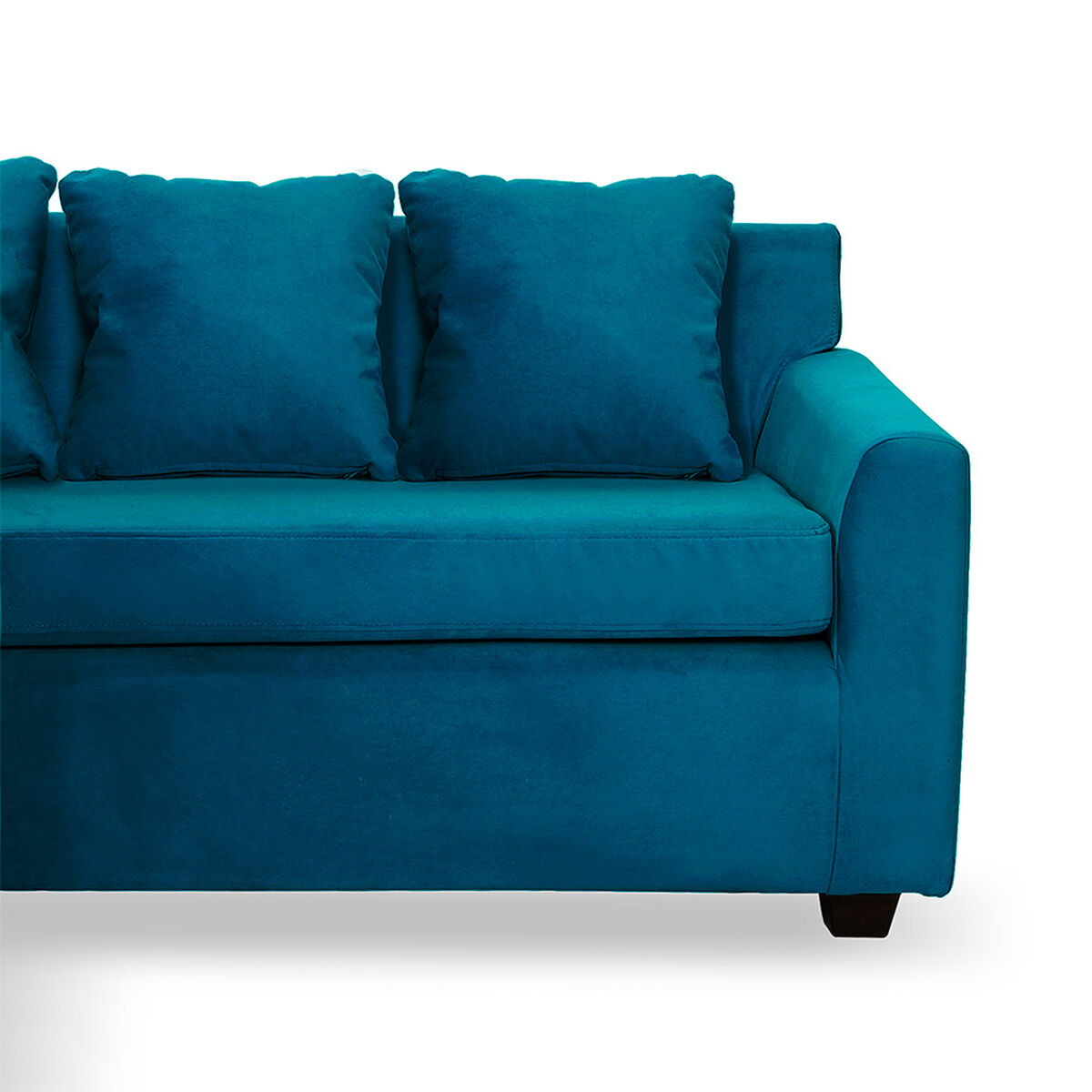 Seccional Latam Home Lucca 3 Cuerpos Azul Petroleo
