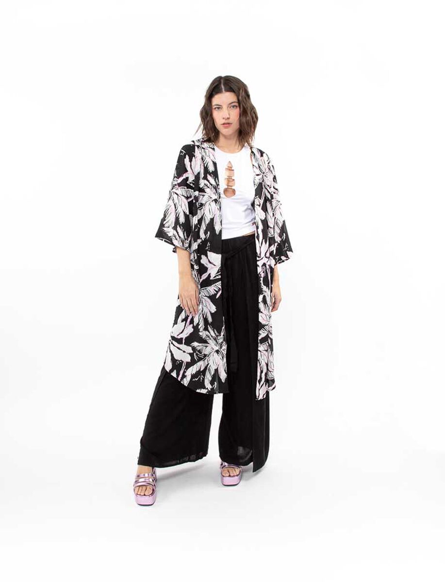 Kimono Estampado Mujer Fiourcci