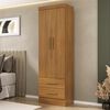 Closet Altavision Genius 2 Puertas 2 Cajones Caf&eacute; Claro