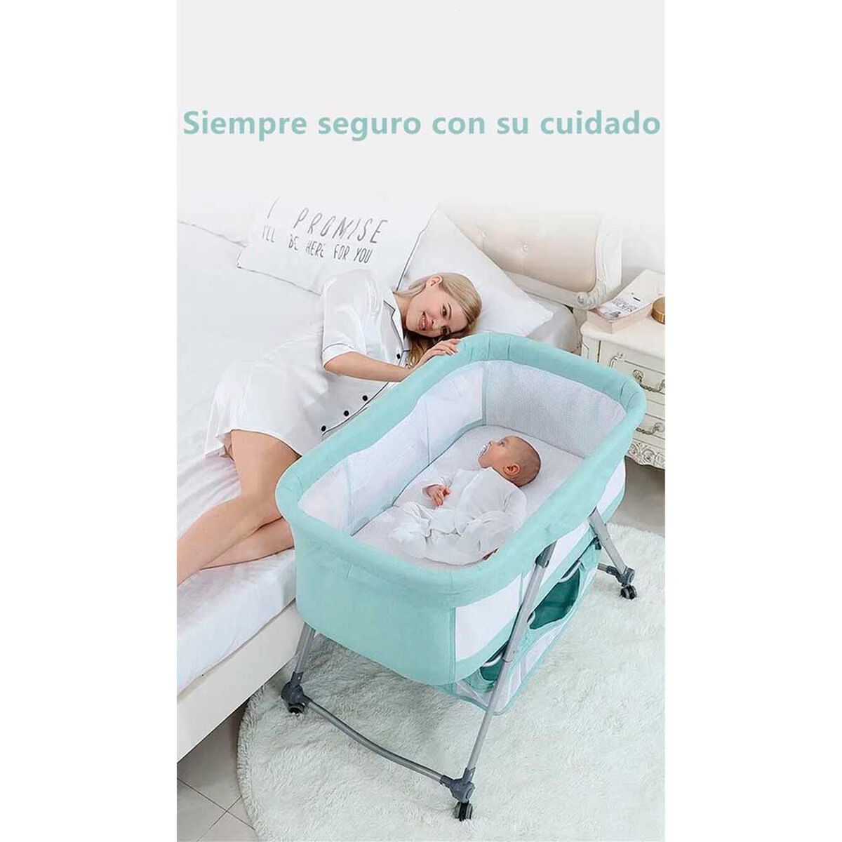 Cuna Moisés con Accesorios Gris Lubabycas