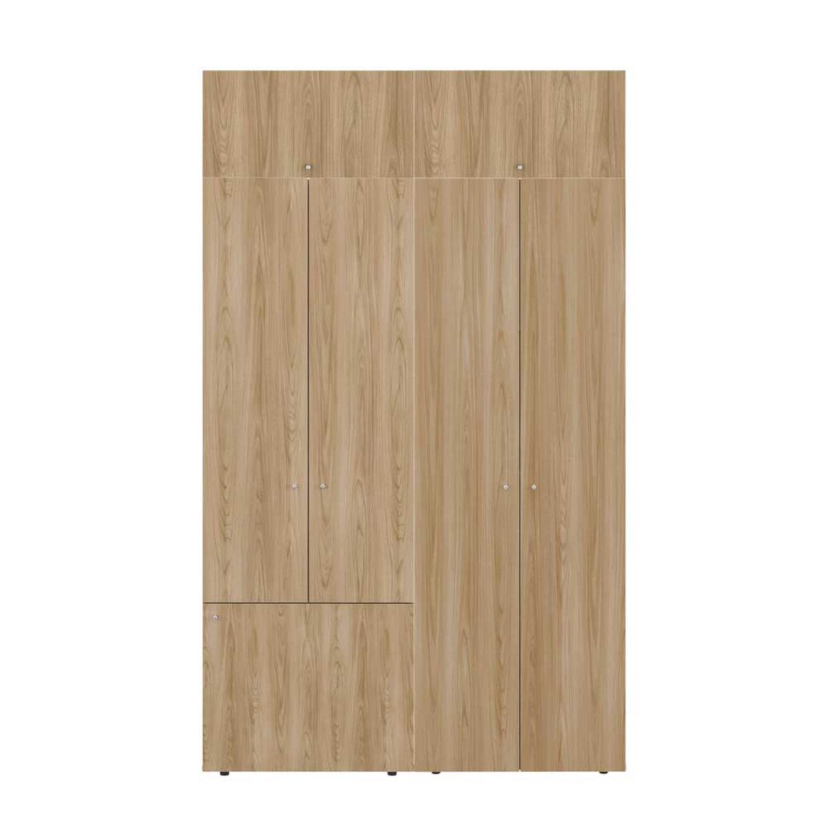 Combo Closet Tuhome 7 Puertas con Colgador + M&oacute;dulo Superior Dreams Fresno