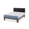 Cama Europea CIC 2 Plazas Excellence + Respaldo Villarrica Negro