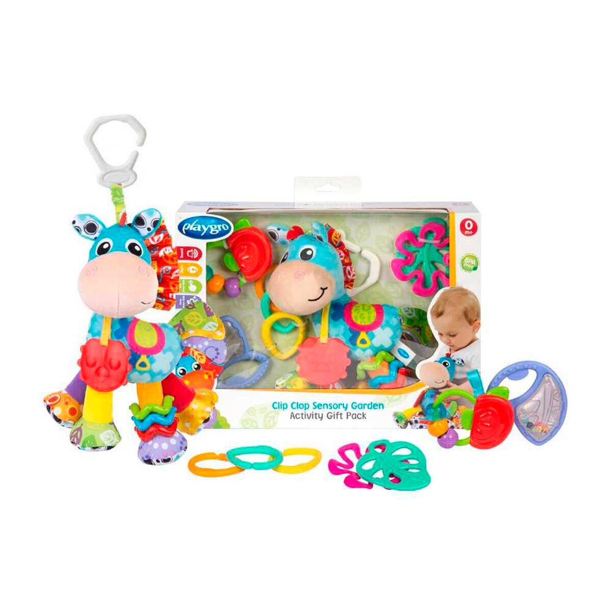 Gift Pack Sensorial Actividades Multicolor Playgro