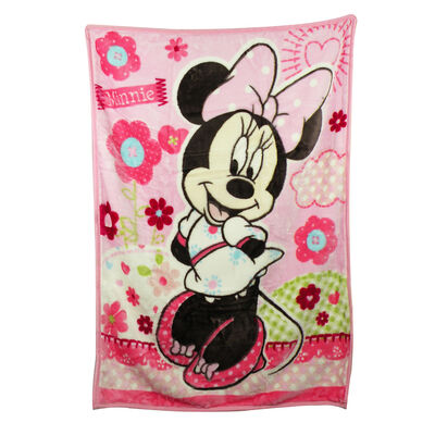 Saco Bebe con Broche Minnie Rosada Disney