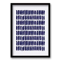 Cuadro Decorativo Retela Abstracto Azul III 50 x 35 cm