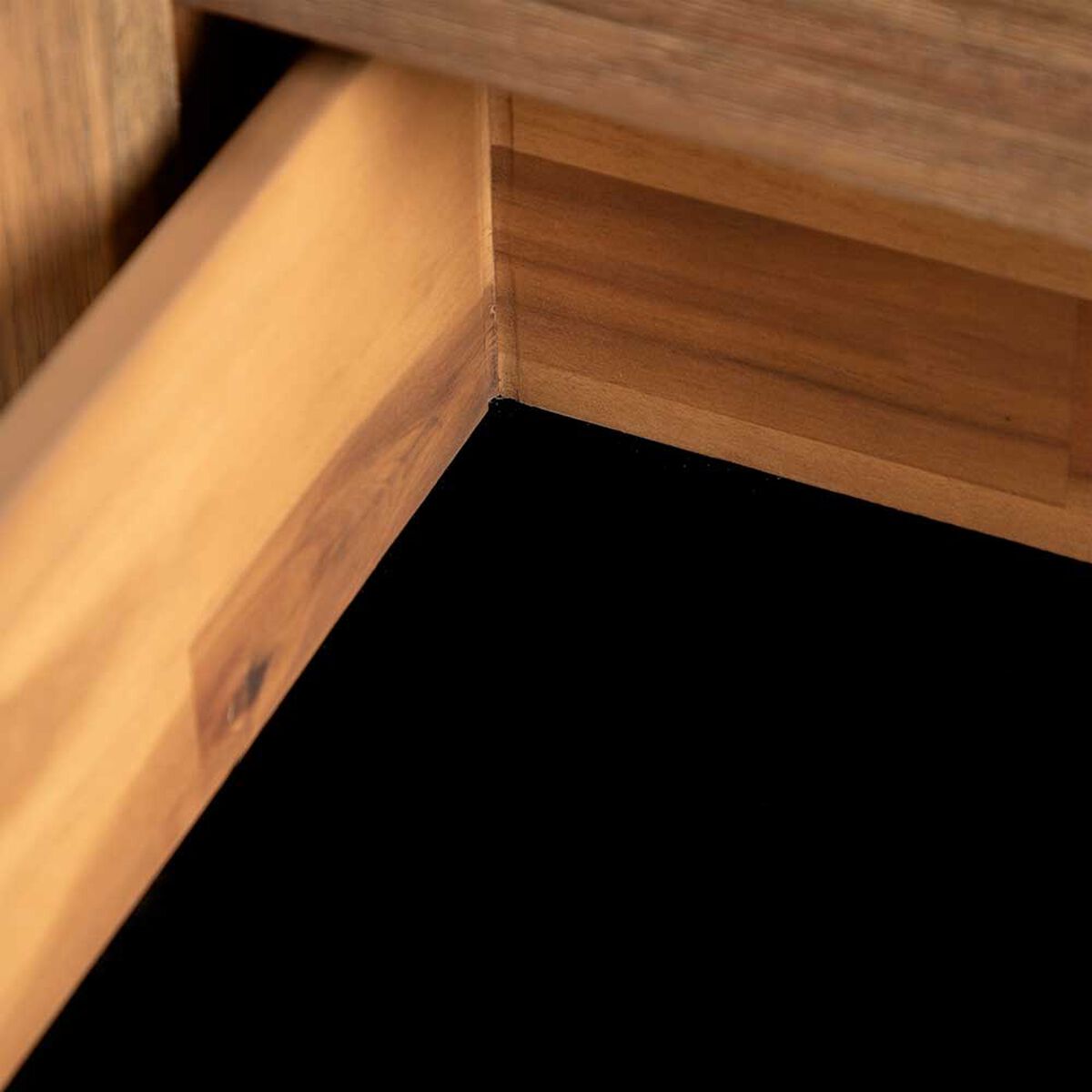 Velador CIC Adria 1 Cajón Café Oscuro