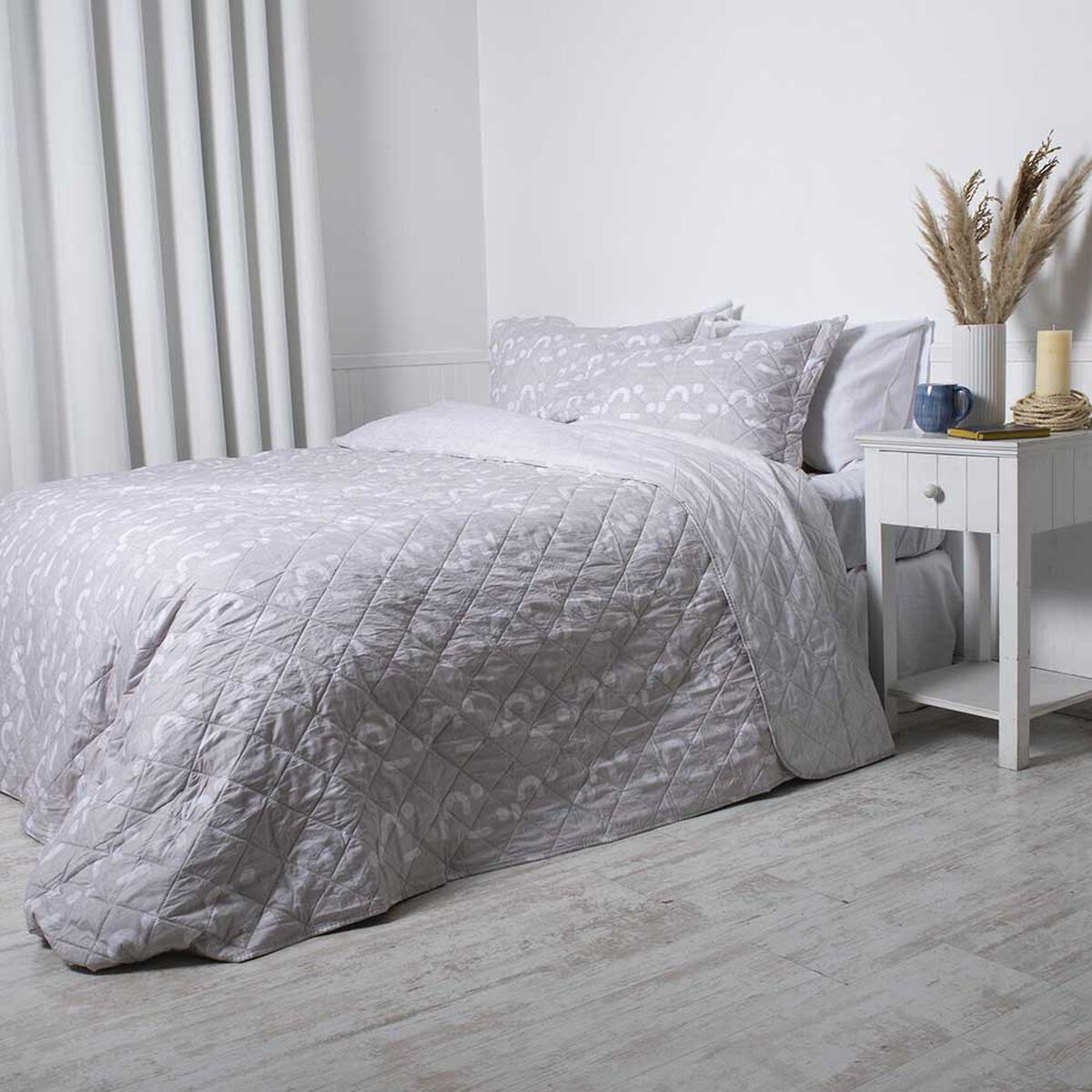 Quilt Mashini 1,5 Plazas Estampado Lilium