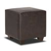 Juego de Living Innovamuebles Invictus Sofá 3 Cuerpos + Dos Pouf 1 Cuerpo Chocolate
