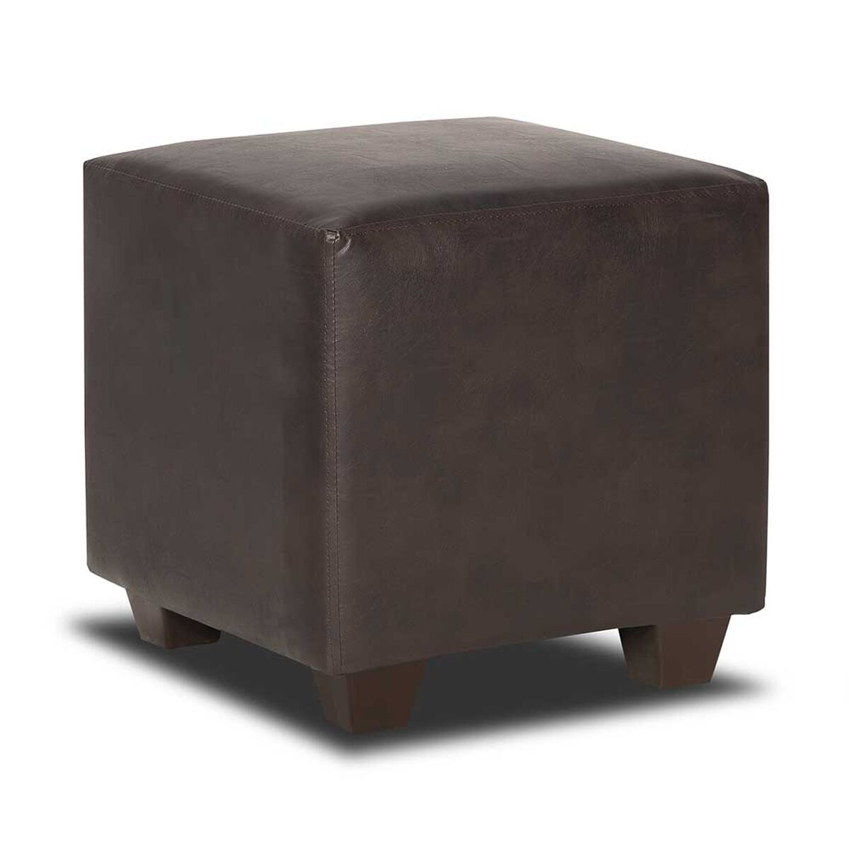 Juego de Living Innovamuebles Invictus Sofá 3 Cuerpos + Dos Pouf 1 Cuerpo Chocolate