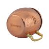 Set 4 Vasos Moscow Mule Mug Simplit Cobre + Bombillas 550 ml