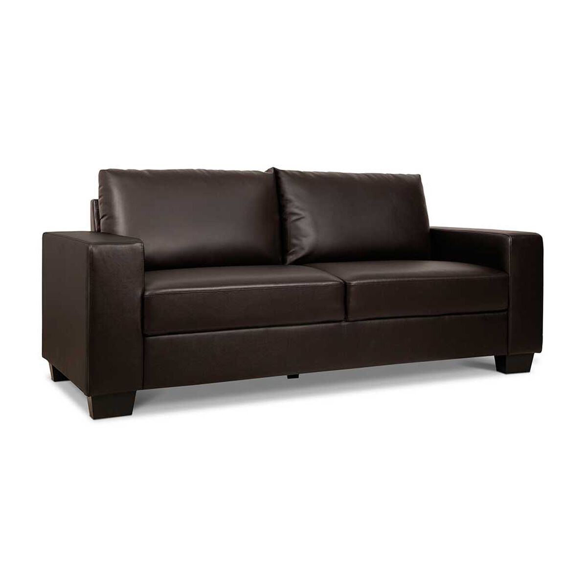Sof&aacute; CIC 3 Cuerpos Ontario Pu Chocolate 3 Cuerpos Chocolate