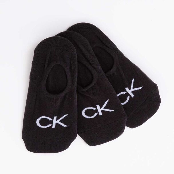 Pack 3 Calcetas de Algodón Negro Mujer Calvin Klein