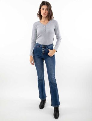 Imagen 2 del producto Jeans Skinny Mujer Zibel Azul, Marengo, Negro