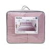 Plumón Liso Mashini 1,5 Plazas Corduroy Coral Sherpa Rosado