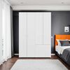 Combo Closet Tuhome 5 Puertas con Colgador Dreams Blanco