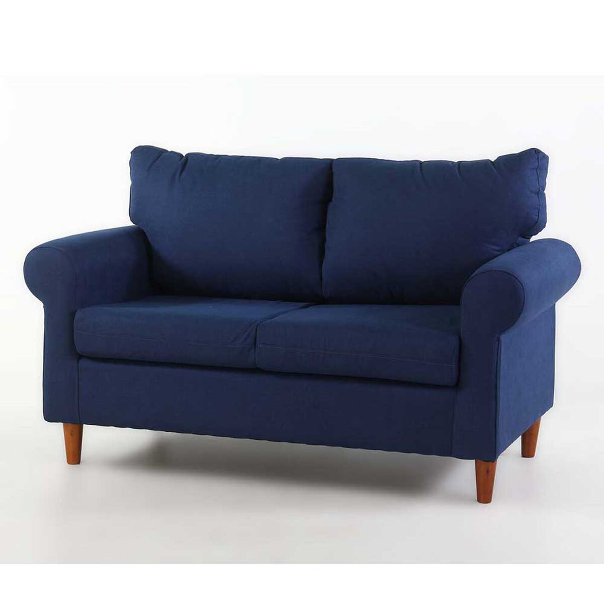 Sofá Kea Retro 2 Cuerpos Azul