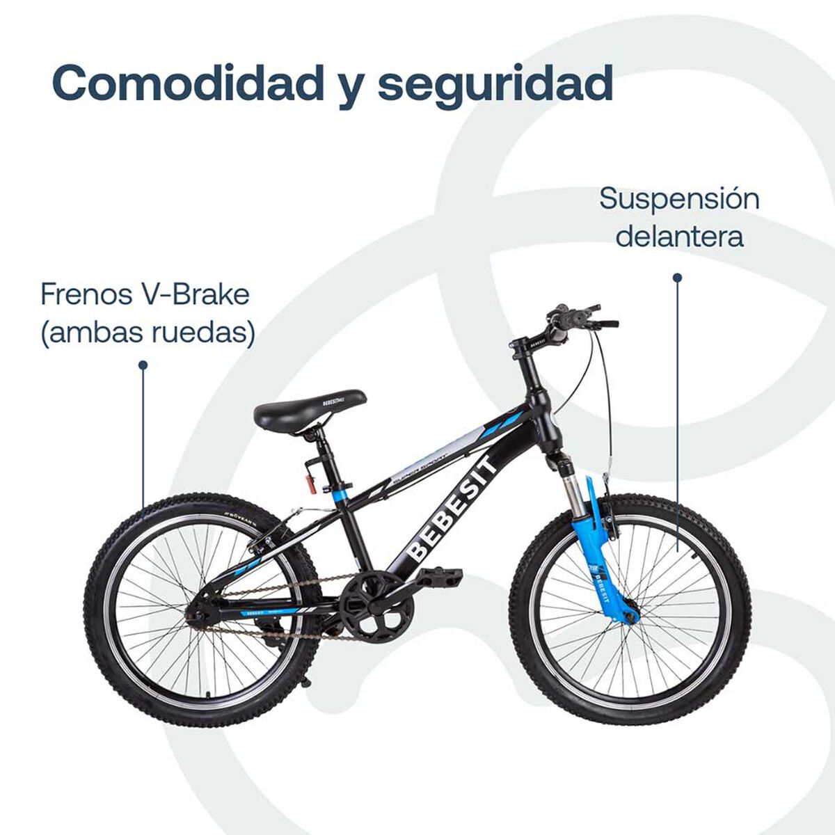 Bicicleta Kyson 20 Azul Bebesit