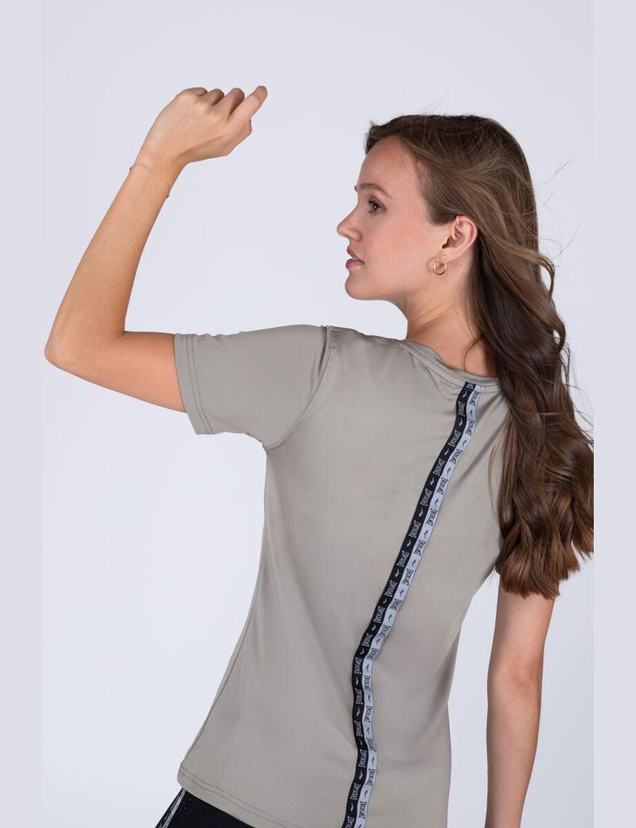 Polera Manga Corta Fitness Mujer Everlast