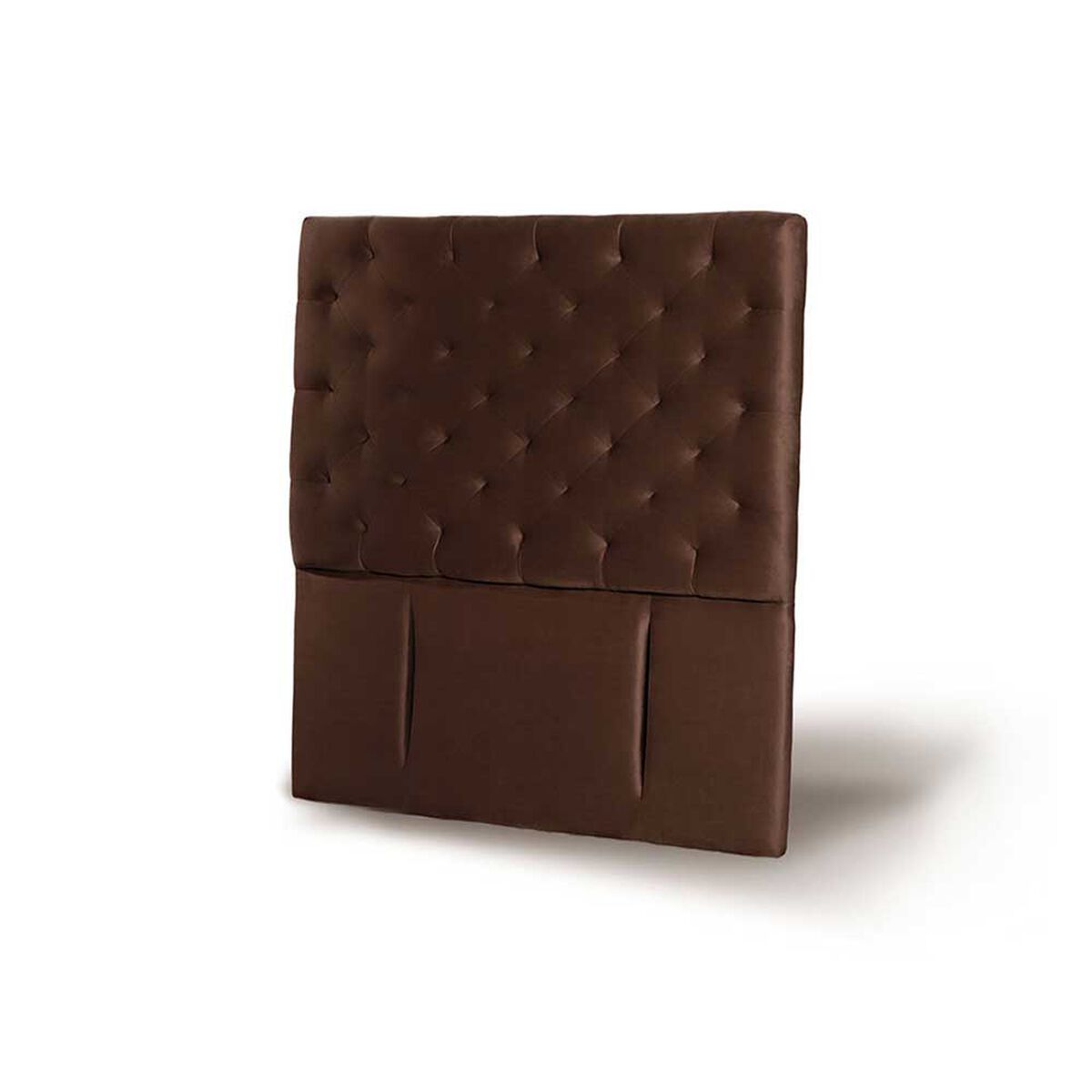 Respaldo Latam Home 1 Plaza Brescia Tela Velvet Chocolate