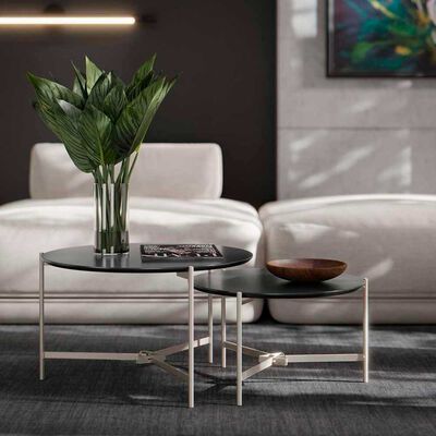 Imagen 2 del producto Set 2 Mesas de Centro Onessta Prisma Negro