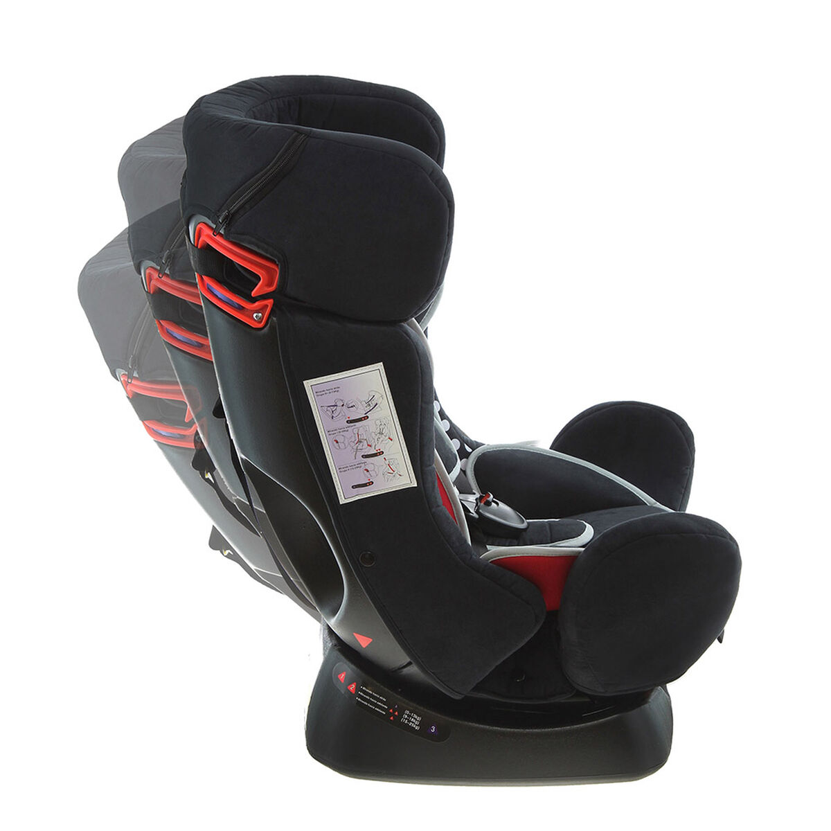 Butaca de Auto Baby Way Reclinable Bw-742 Negra/Bco