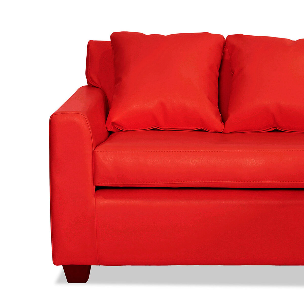Seccional Latam Home Lucca 3 Cuerpos PU Rojo