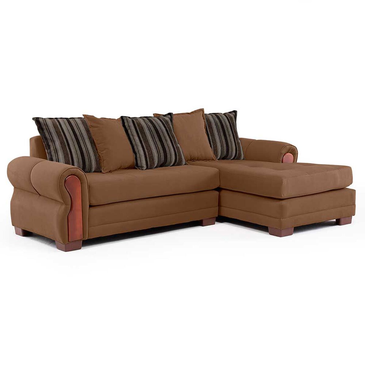 Sof&aacute; Seccional Living Factory Arizona 4 Cuerpos Beige