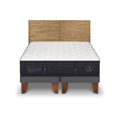 Imagen 1 del producto Cama Europea CIC 2 Plazas Grand Premium + 1 Respaldo Rodano