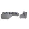 Sofá Seccional Modular Elegant Detail Houston 7 Cuerpos Gris