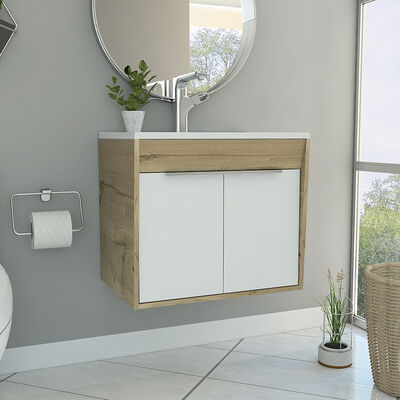 Imagen 1 del producto Mueble Lavamanos TuHome Carter Flotante Duna-Blanco