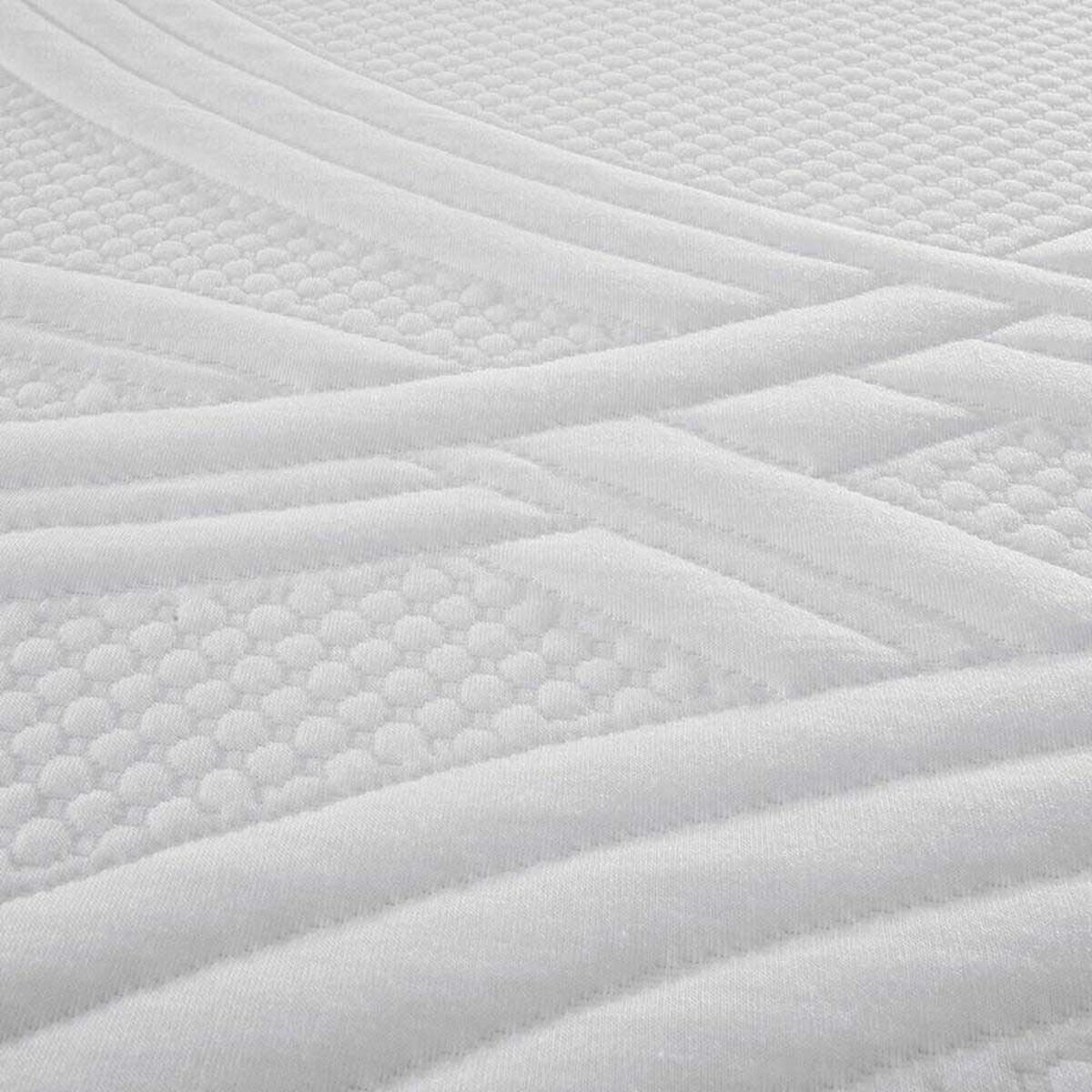 Box Spring CIC 2 plazas New Ortopedic + Respaldo + Velador + Almohada Eufrates