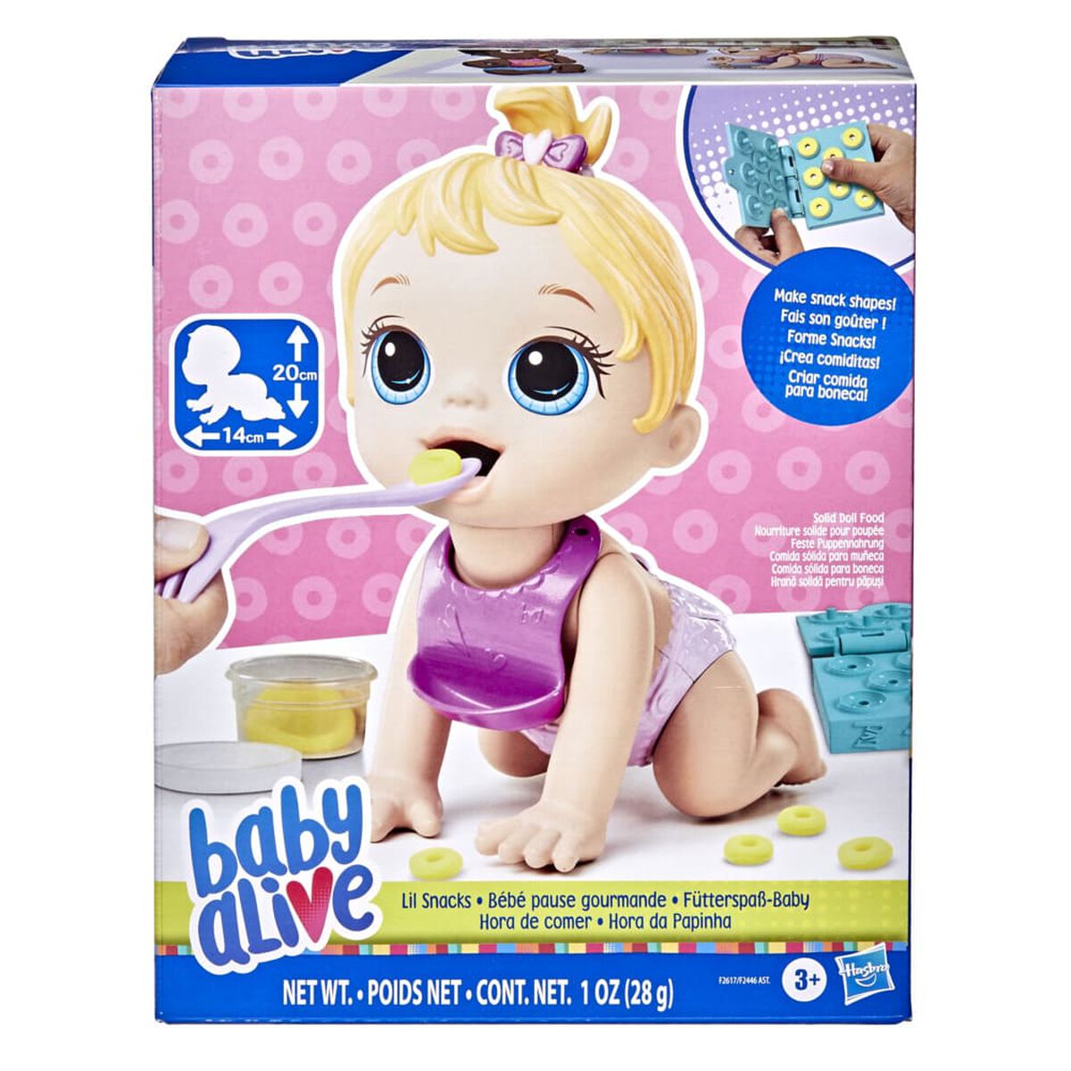 Muñeca Baby Alive Bebé Hora De Comer Rubia
