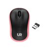 Kit Funda Reversible para Notebook Urbano 14" Rosado/Negro + Mouse Inalámbrico