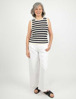 Imagen 2 del producto Sweater Sin Mangas Mujer Portman Club Azul